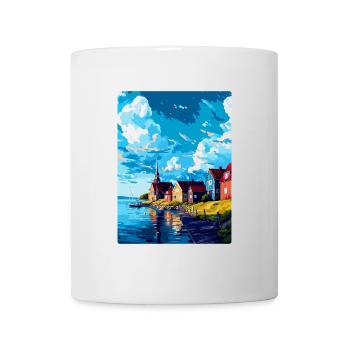 Trelleborg Suède Affiche de voyage vintage souvenir - Mug blanc - blanc - Devant