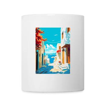 Paros Greece Vintage Travel Poster WPA Souvenir - Mug - white - Front