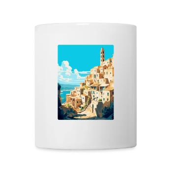 Matera Italy Vintage Travel Poster WPA Souvenir - Mug - white - Front