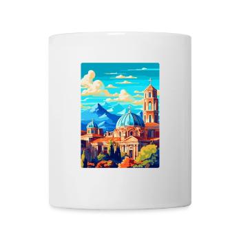 Sofia Bulgaria Vintage Travel Poster Souvenir WPA - Mug - white - Front