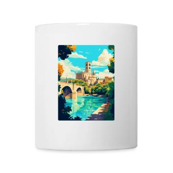 Avignon France Vintage Travel Poster Souvenir WPA - Mug - white - Front