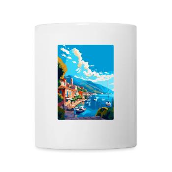 Samos Greece Vintage Travel Poster WPA Souvenir - Mug - white - Front