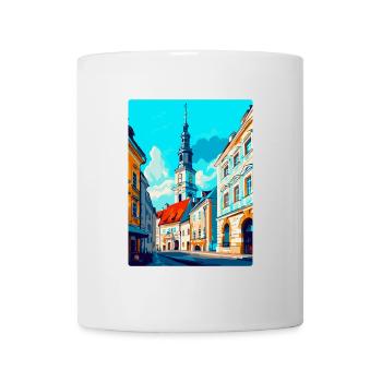 Czestochowa Pologne Affiche de voyage vintage souvenir - Mug blanc - blanc - Devant