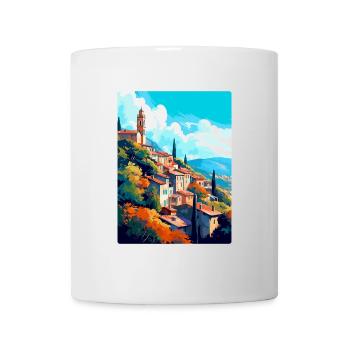Grasse France Affiche de voyage vintage WPA Souvenir - Mug blanc - blanc - Devant