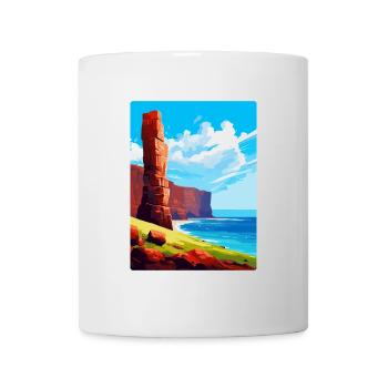 Old Man Of Hoy Scotland Uk Vintage Travel Poster - Mug - white - Front