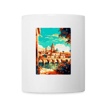 Cordoue Espagne Affiche de voyage vintage WPA Souvenir - Mug blanc - blanc - Devant