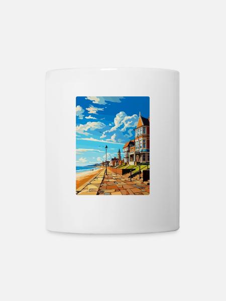 Herne Bay England Uk Vintage Reiseplakat WPA Kunst - Tasse - Weiß