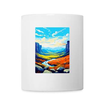 High Cup Nick Cumbria Vintage Travel Poster WPA - Mug - white - Front