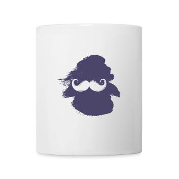 Schnurrbart Baertig Hipster - Tasse - Weiß - Vorne