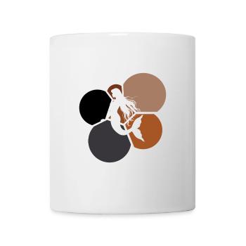 Aquarium d’ailerons de créatures mythiques - Mug blanc - blanc - Devant
