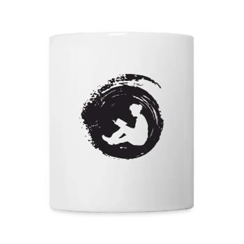 Reading Education Bookworm - Mug - white - Front