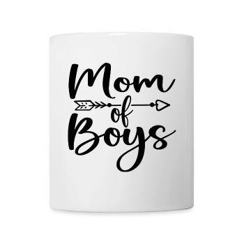 Maman de Garçons - Cadeau Fête des Mères - Mug blanc - blanc - Devant