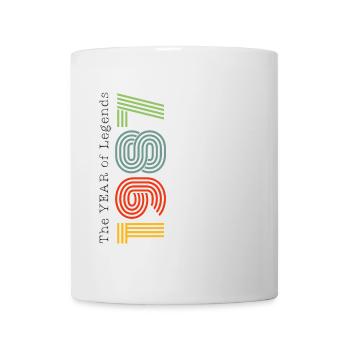 Millésime 1987 - Mug blanc - blanc - Devant