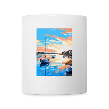 Poole Harbour England Uk Vintage Reiseposter WPA - Tasse - Weiß - Vorne