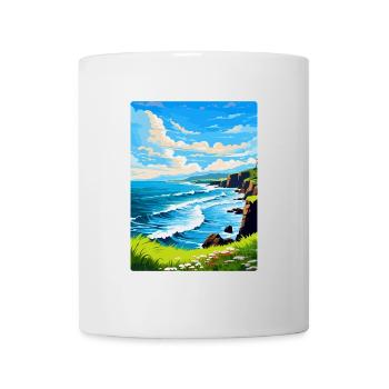 North Coast 500 Scotland Uk Vintage Travel Poster - Mug - white - Front