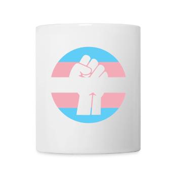 LGBTQ Pride Month - Fighting for Trans Equality - Mug - white - Front