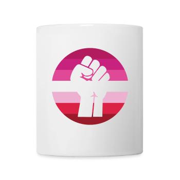 LGBTQ Pride Month - Fighting for Lesbian Equality - Mug - white - Front