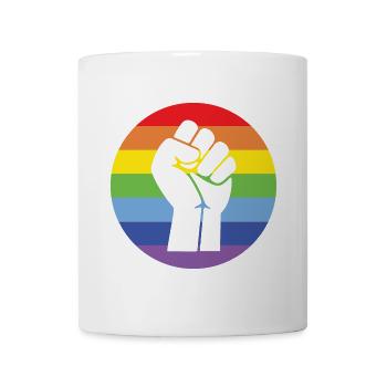 LGBTQ Pride Month - Fighting for LGBTQIA+ Equality - Mug - white - Front