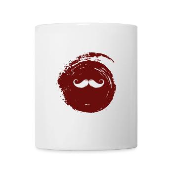 Bart Gesichtsbehaarung Sir - Tasse - Weiß - Vorne
