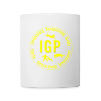 IGP Hundesport - rund, gelb - Tasse - Weiß - Vorne