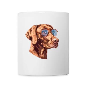 Short-haired Hungarian Pointing Dog, Vizsla - Mug - white - Front