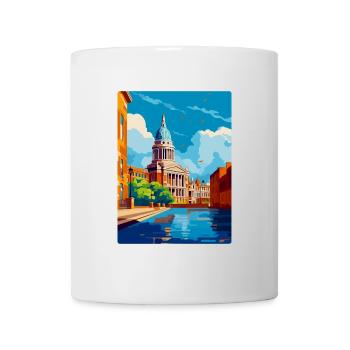 Nottingham Uk Vintage Travel Poster Souvenir WPA - Mug - white - Front