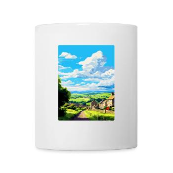Grassington England Uk Travel Poster Souvenir WPA - Mug - white - Front