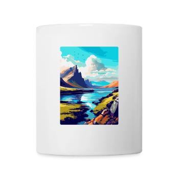 Isle Of Skye Scotland Uk Travel Poster Souvenir - Mug - white - Front