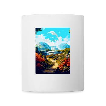 Eden Project England Uk Travel Poster Souvenir WPA - Mug - white - Front