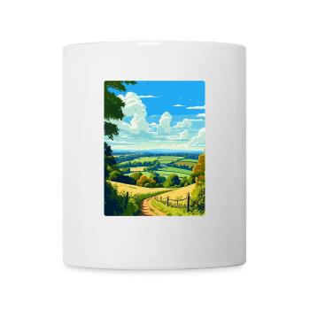 Surrey Hills Vintage Travel Poster Souvenir WPA - Mug - white - Front
