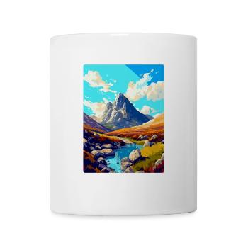 Tryfan Wales Uk Vintage Reise Poster Souvenir WPA - Tasse - Weiß - Vorne