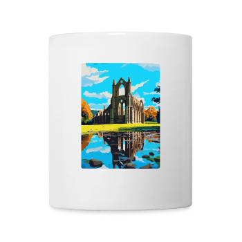 Bolton Abbey England Uk Reise Poster Souvenir WPA - Tasse - Weiß - Vorne