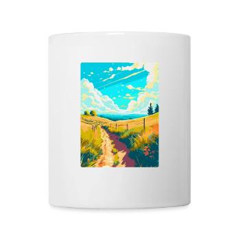 Ridgeway National Trail Travel Poster Souvenir WPA - Mug - white - Front