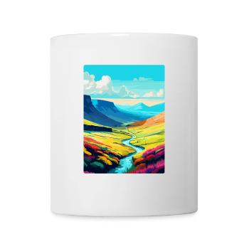 Brecon Beacons Wales Uk Travel Poster Souvenir WPA - Mug - white - Front