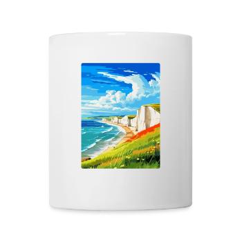 Sept sœurs Sussex Voyage Affiche Souvenir WPA - Mug blanc - blanc - Devant
