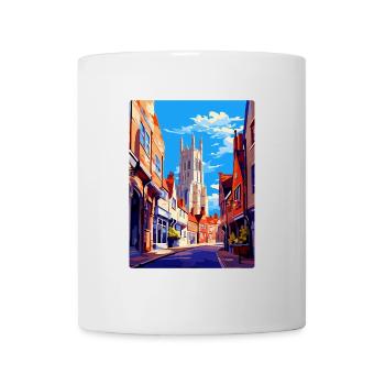 Canterbury England Uk Travel Poster Souvenir WPA - Mug - white - Front