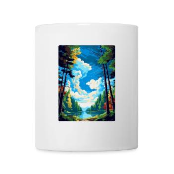 Forest Of Dean Vintage Travel Poster Souvenir WPA - Mug - white - Front