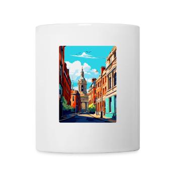 Leeds England Uk Vintage Travel Poster Souvenir - Mug - white - Front