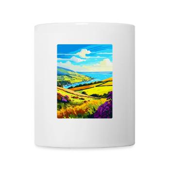 Parc national d’Exmoor Affiche de voyage Souvenir WPA - Mug blanc - blanc - Devant