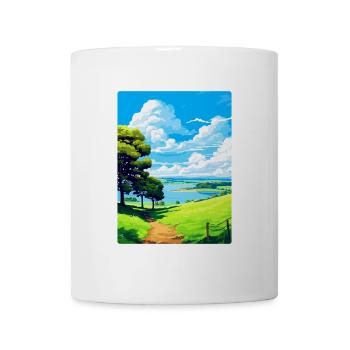 Mount Edgcumbe Country Park Travel Poster Souvenir - Mug - white - Front