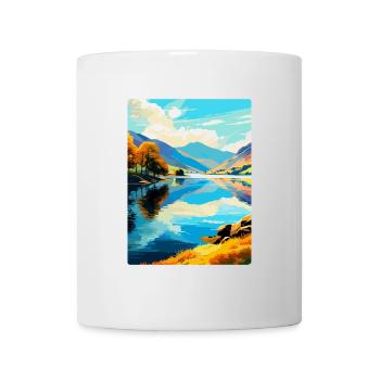 Ullswater Lake District Reiseposter Souvenir WPA - Tasse - Weiß - Vorne