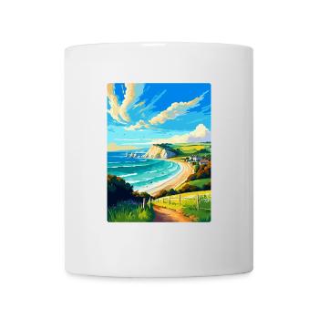 Isle Of Wight Vintage Reiseposter Souvenir WPA - Tasse - Weiß - Vorne