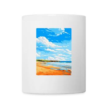 Constantine Bay, Cornwall, England, Vereinigtes Königreich, Reiseposter - Tasse - Weiß - Vorne