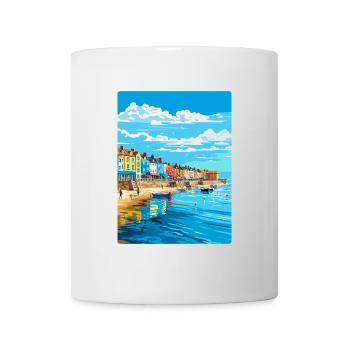 Weymouth England Uk Vintage Reiseposter Souvenir - Tasse - Weiß - Vorne