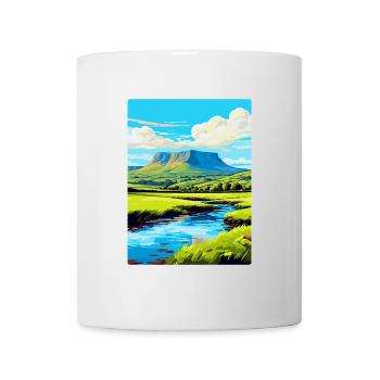 Brecon Beacons Wales Uk Travel Poster Souvenir WPA - Mug - white - Front