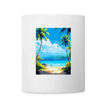 Islands Caribbean Travel Poster Souvenir - Mug - white - Front