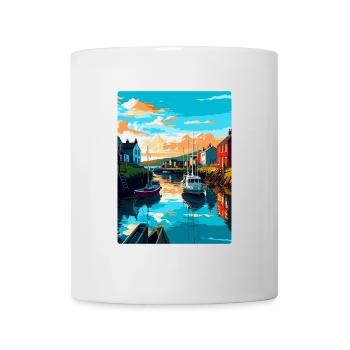 Kingsbridge England Uk Reiseposter Souvenir WPA - Tasse - Weiß - Vorne
