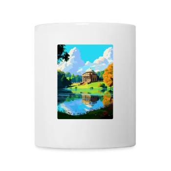 Stourhead Somerset Vintage Travel Poster Souvenir - Mug - white - Front