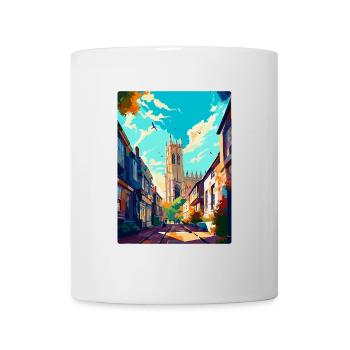 Canterbury England Uk Travel Poster Souvenir WPA - Mug - white - Front