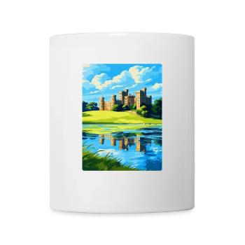 Leeds Castle England Uk Travel Poster Souvenir WPA - Mug - white - Front